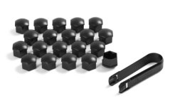 Krytky šroubů černá matná