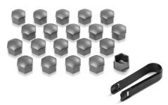 Krytky šroubů matná šedá