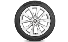 Kompletní zimní kolo Crystal 17" pro Škoda Superb IV – Bridgestone Blizzak 6