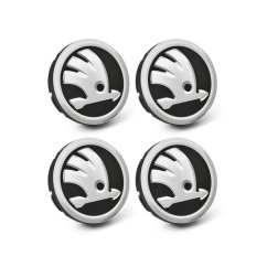 Středové krytky kol Škoda sada 4 ks